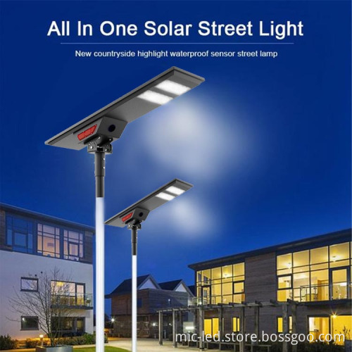 36V Solar Panel Integrated Smart Lighting System with CCTV Camera